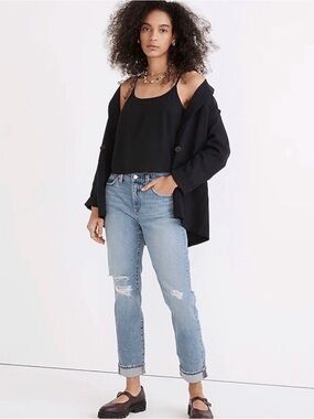 Madewell Slim Boyjean Distressed